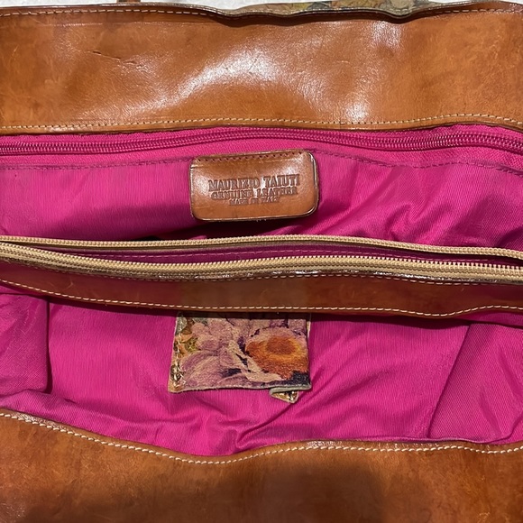 MAURIZIO TAIUTI Large Floral Leather Purse - Picture 9 of 14